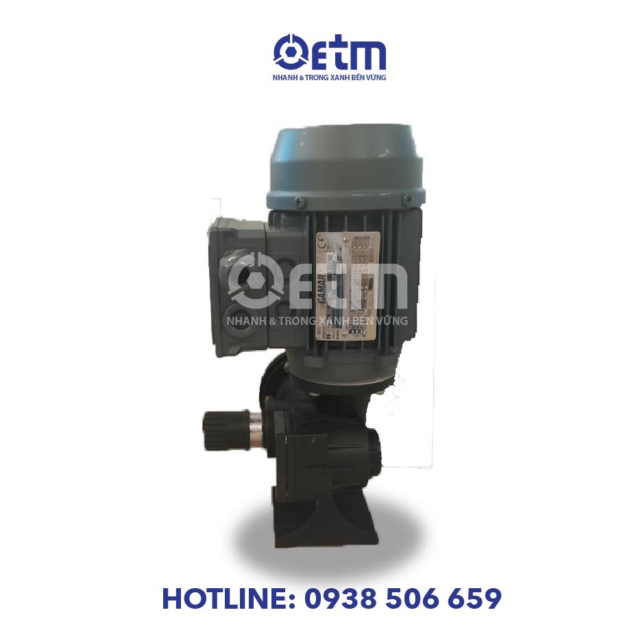 Bơm định lượng cơ khí - kiểu Màng - đầu bơm PVC