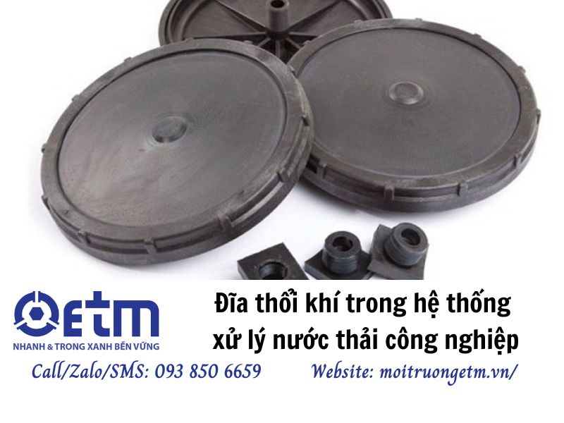Đĩa thổi khí trong hệ thống xử lý nước thải công nghiệp